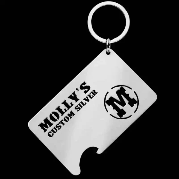 Custom Keychain ,  

Customize it with your ranch brand, custom logo, or any of our Figures.

Pair with a Discounted Sterling Silver Chain or a Custom Belt Buckle. 